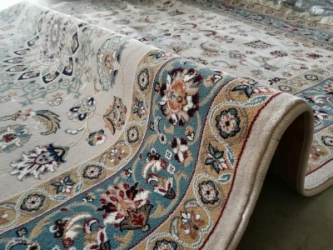 Ковер SHAHREZA D 210 CREAM BLUE прямоугольный