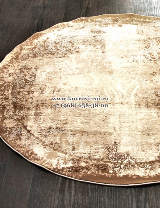 Ковер ARMINA 03711A BROWN BROWN круглый