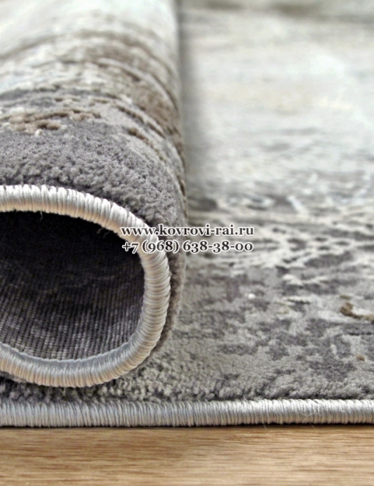 Ковер ARMINA 03801A GREY BROWN овальный