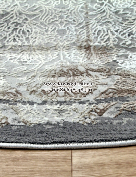 Ковер ARMINA 03801A GREY BROWN овальный