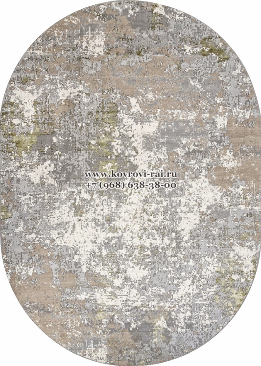 Ковер LIMAN F163 CREAM GREEN овальный