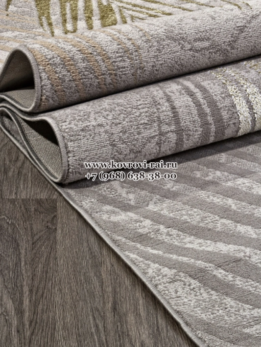 Ковер LIMAN F167 GRAY GREEN прямоугольный