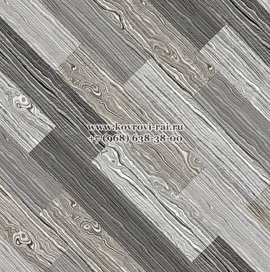 Палас PRINT 05153 54520000 серый прямоугольный
