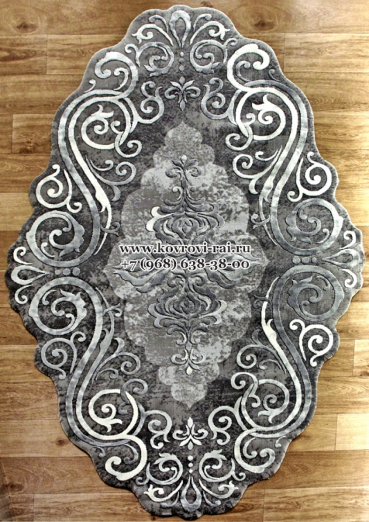 Ковер SAFIR 00858G GREY GREY прямоугольный