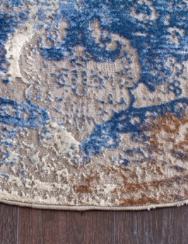 Ковер ARMINA 03879 A BLUE BLUE овальный