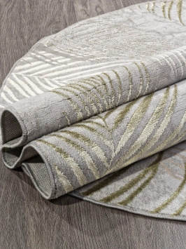 Ковер LIMAN F167 GRAY GREEN овальный
